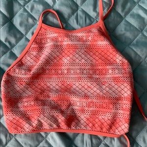 Aerie halter high neck Bikini Top